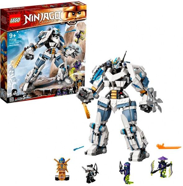 Конструктор LEGO Ninjago Битва робота-титана Зейна 71738