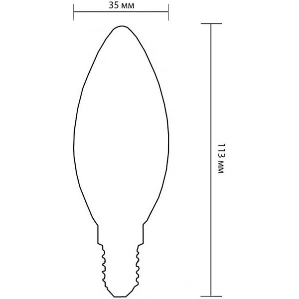 Лампа светодиодная Philips ESS 6.5 Вт B35 матовая E14 220 В 2700 К 