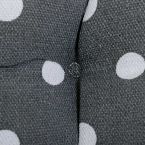 Подушка на стілець Дотс сіра 37х37см Luna