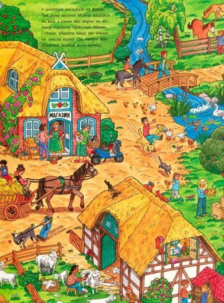 Книга Конопленко И. «Мій великий віммельбух Тварини» 978-966-74-8556-6