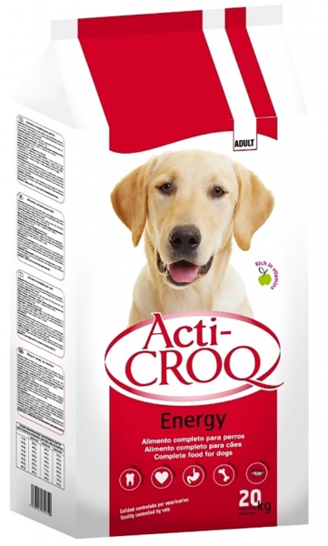 Корм сухий ActiCROQ Energy для дорослих собак 20 кг
