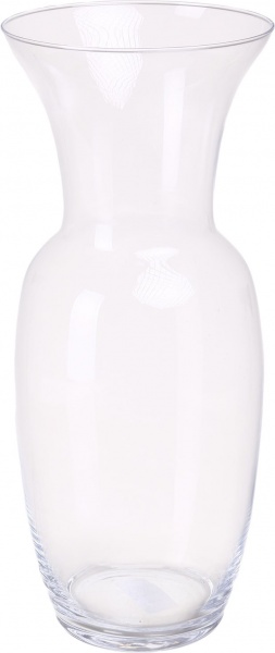 Ваза Журавель H40 D17 см 40 см прозорий 