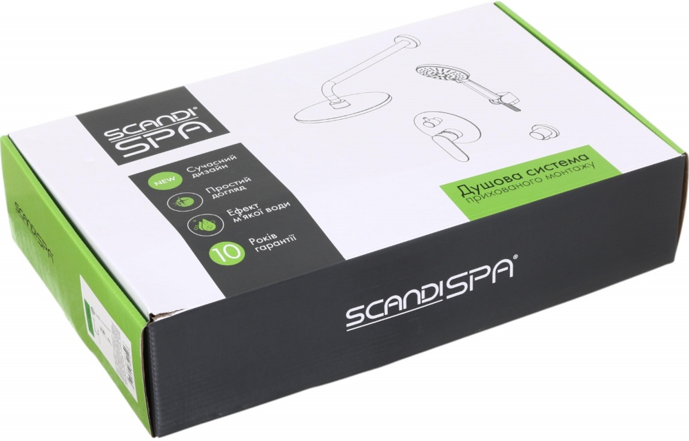 Душова система прихованого монтажу ScandiSPA Modi хром