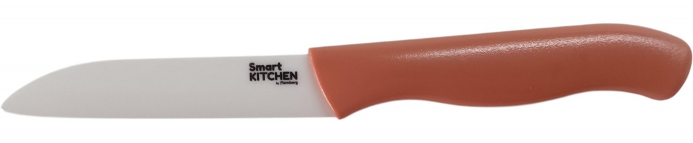 Нож керамический Smart Kitchen by Flamberg Santal 16,5 см коралловый