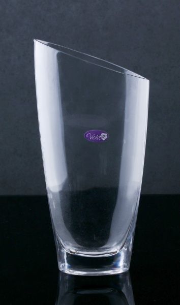 Ваза стеклянная прозрачная 31-108-042 Viola