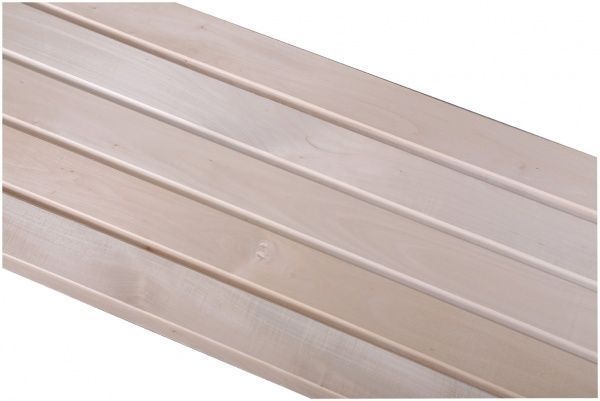 Вагонка деревянная в/с липовая цельная 15x85x1800 мм (уп. 5 шт.)