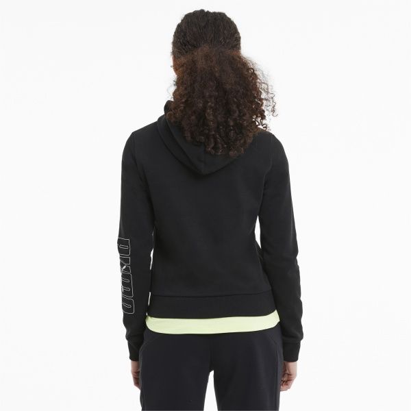 Джемпер Puma Rebel Full-Zip Hoodie 58356701 р. L чорний