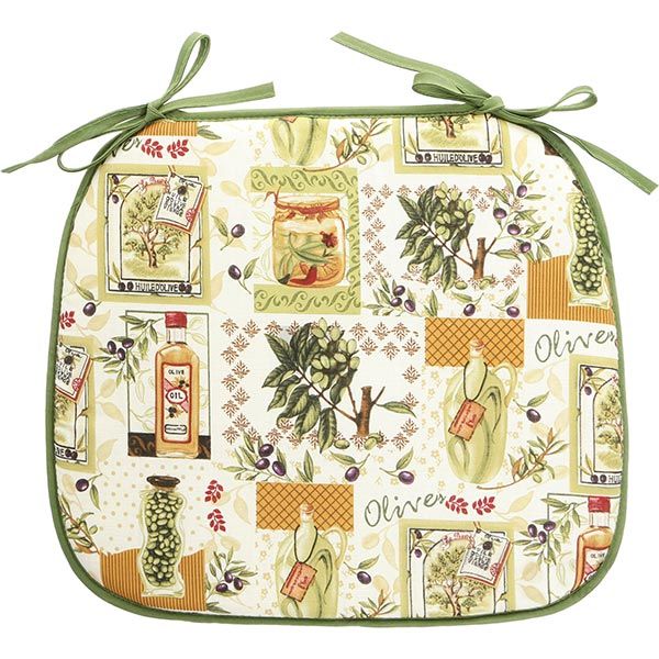 Подушка для табурету Underprice Оливка 33x38 см