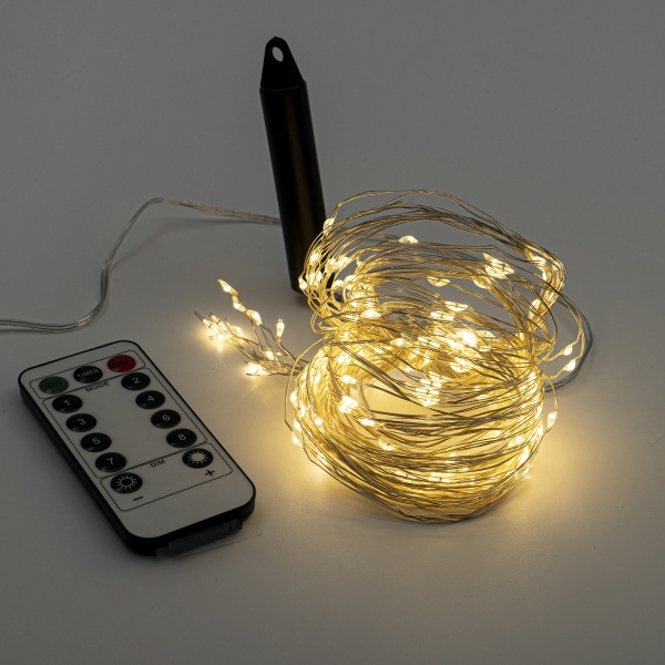 Декоративная гирлянда Altalusse (INL-2108U-200 Warm) встроенный светодиод (LED) 200 ламп 2 м 