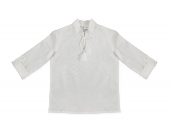 Вышиванка для мальчиков WP Merchandise р.128 белый FWPVNBWTEM23WT128 