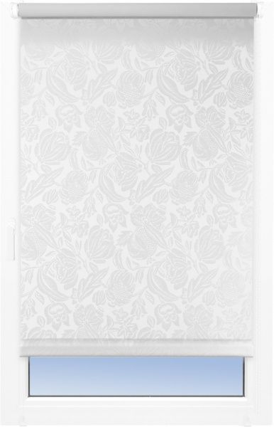 Ролета стандарт Delfa Роза 115x170 см белая 