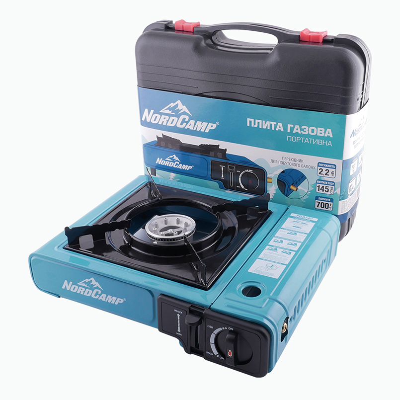 Плита газовая NordCamp портативная NC03150