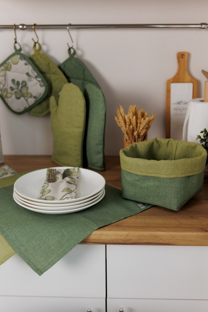 Серветка La Nuit БОТАНІКА зелена 40x40 см