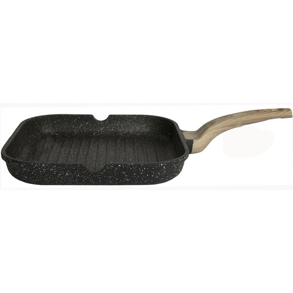 Сковорода-гриль Kohen Pure Stone Grill 28х28 см (KN78828)