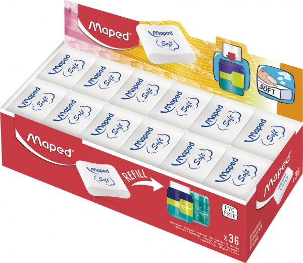 Гумка ESSENTIALS SOFT MEDIUM MP.049411 Maped