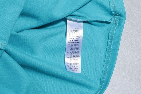 Джемпер детский Фламинго р.140 бирюзовый D8-8643-64/14 