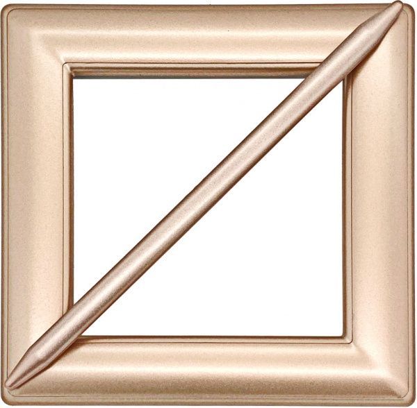 Декор Квадрат 150х150 мм медь V0001-8 MISLT