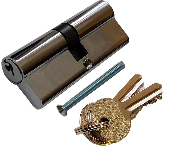 Циліндр GP GP-3 30x30 ключ-вороток 60 мм матова латунь