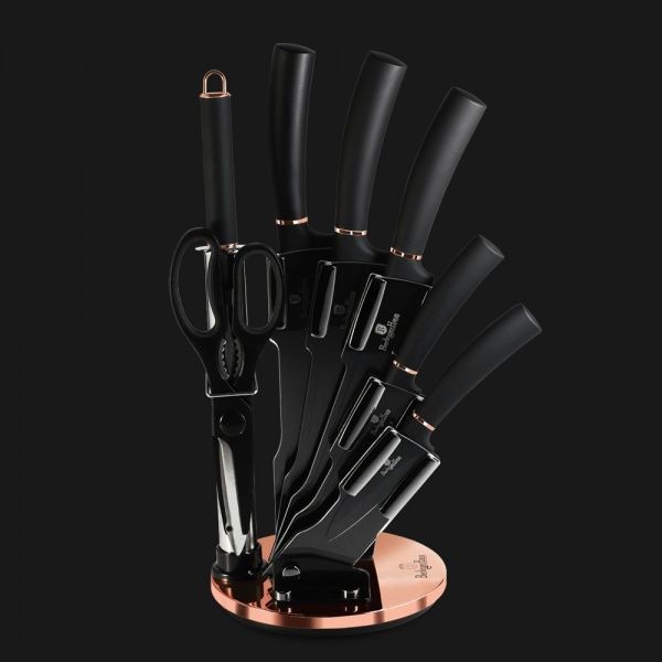 Набор ножей в колоде BLACK ROSE Collection 8 предметов BH 2421 Berlinger