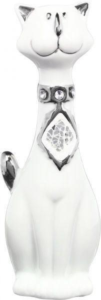 Статуэтка Кот в стильном галстуке HY21095-1