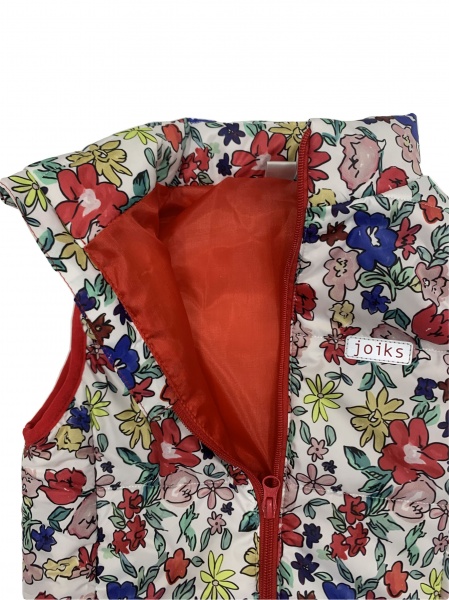 Жилет дитячий для дівчинки JOIKS р.128 червоний JD-18/128 