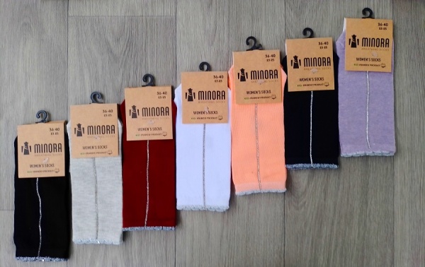Шкарпетки жіночі MINORA в асортименті 