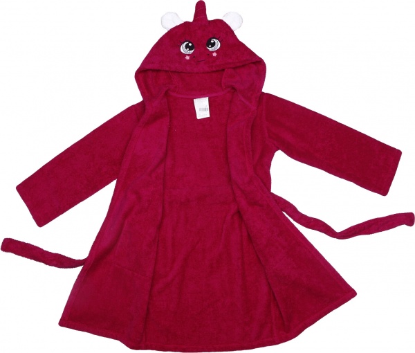 Халат детский для девочек Roksana р.128 розовый 37970724 