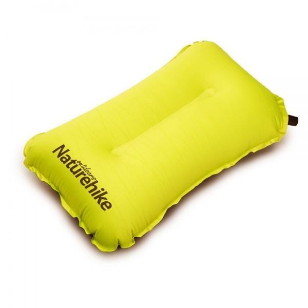 Подушка надувная Naturehike Sponge automatic NH17A001-L, желтая желтый