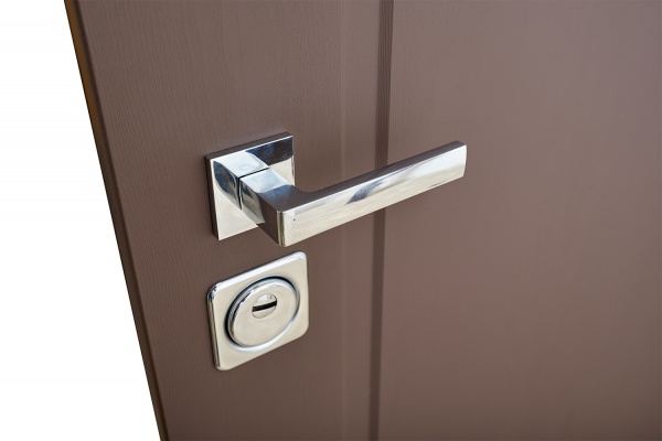 Двері вхідні Abwehr MG3 (503+503) 096R(СФКрД)+(ДНлат) карамельне дерево / рустик авиньйон блан 2050x960 мм праві