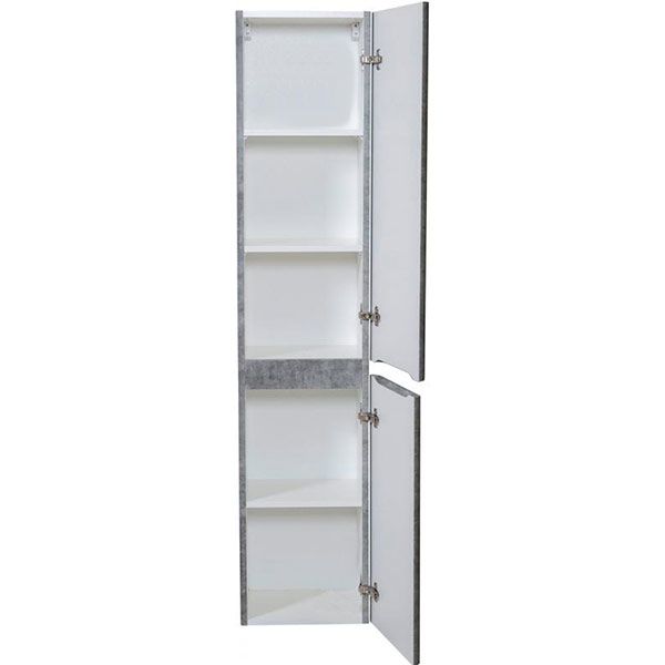 Пенал подвесной Aqua Rodos Акцент серый мрамор