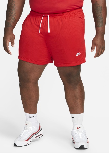 Шорты Nike CLUB MESH FLOW SHORT DX0735-657 р. L красный