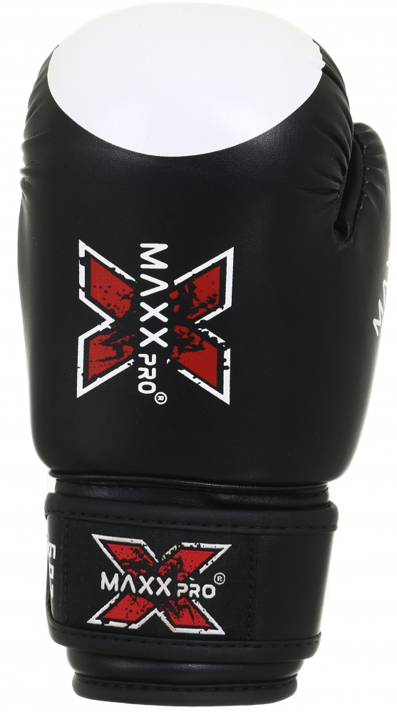 Боксерские перчатки MaxxPro AVG-616 Black vynil-06 р. 6 6 ozoz Black vynil-06 черный