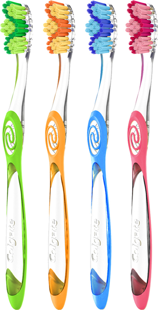 Набор Colgate Twister Глубокое очищение мягкая 4 шт.