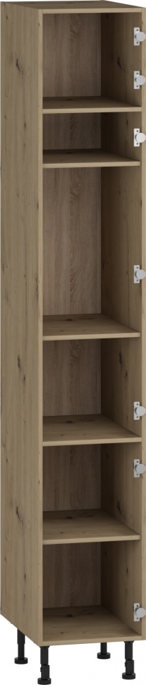 Шкаф-пенал Грейд /дверь 1174/Оптимум 400x2406x560 мм дуб артизан