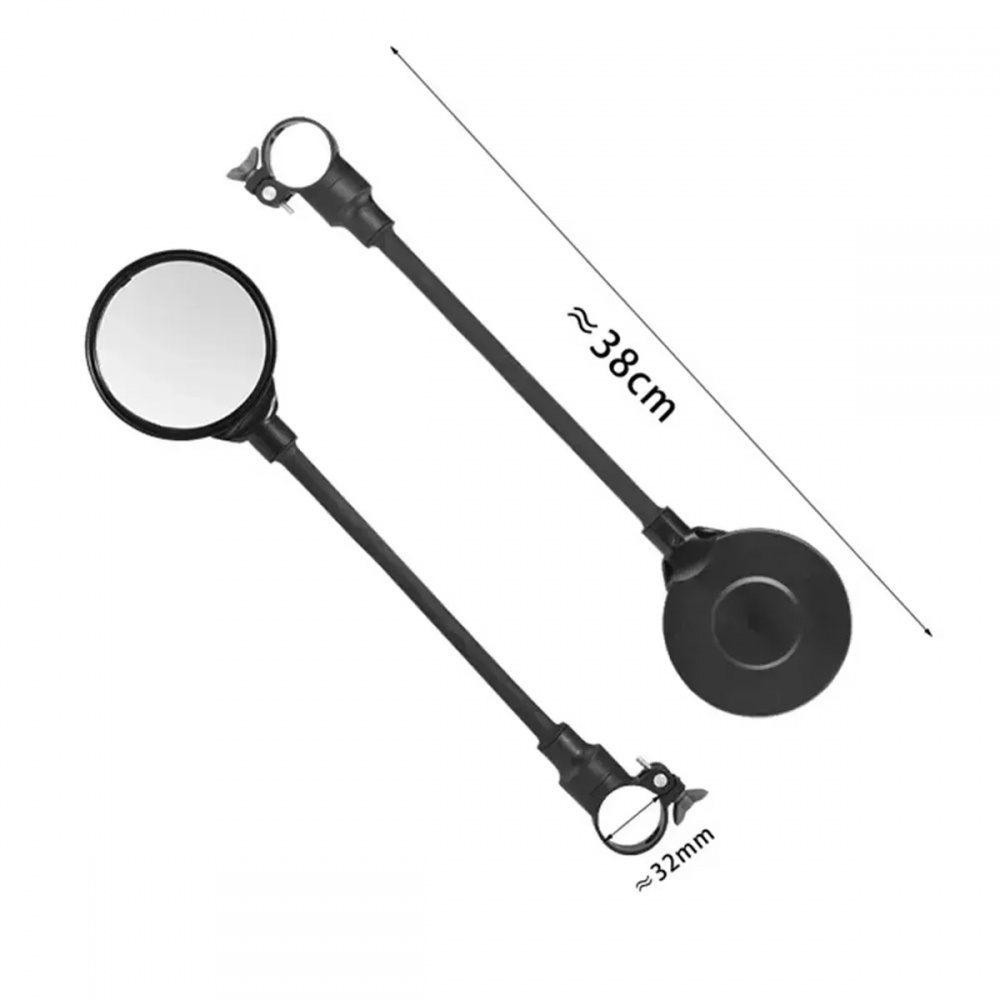 Зеркало велосипедное FK-419 Mirror-S черный