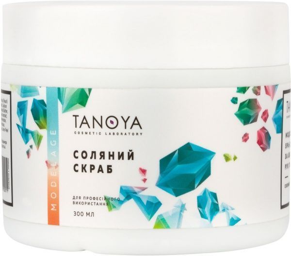Скраб для тела TANOYA Соляной с натуральными маслами 300 мл
