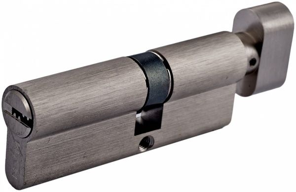 Цилиндр MVM Р6Р 45x35 ключ-вороток 80 мм матовый никель