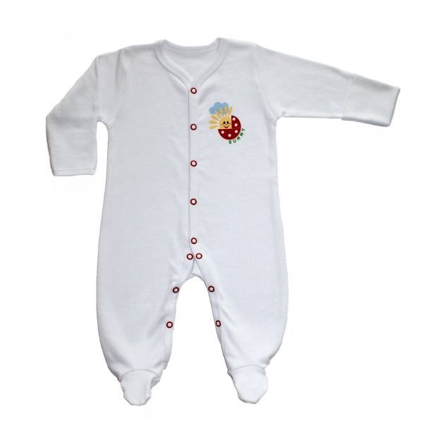 Человечек Lucky tots р.68 белый 1Л 