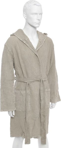 Халат чоловічий Home Line Stonewashed р. L бежевий 