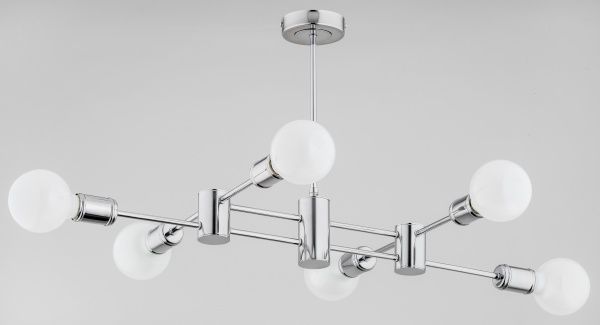 Люстра подвесная ALFA Sola 6x60 Вт E27 хром 27556 