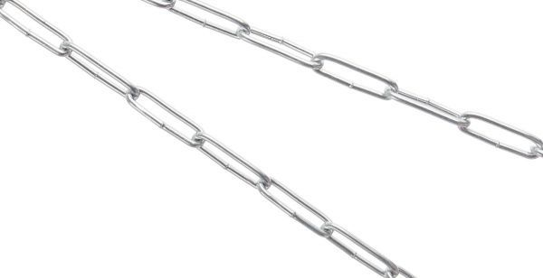 Цепь длиннозвеньевая 2 мм 5 м оцинкованная
