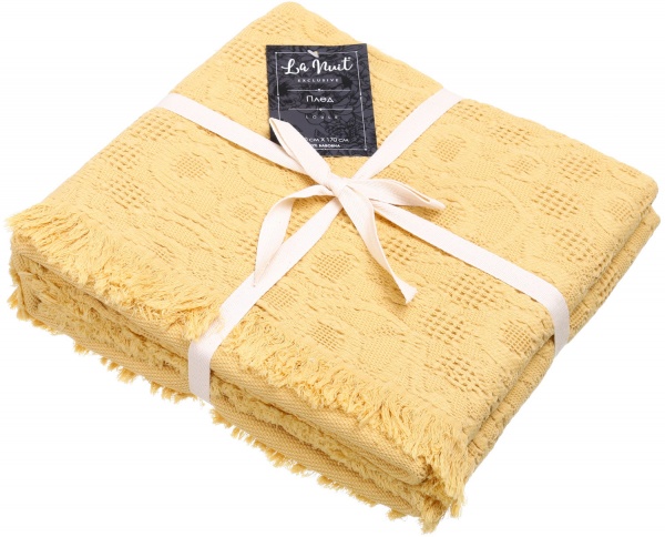 Плед Loule 130x170 см жовтий La Nuit