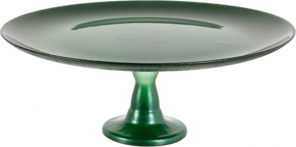 Тортниця Focus 33 см зелена Dekor Cam 