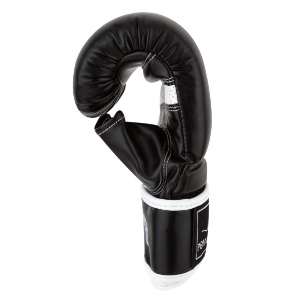 Боксерські рукавиці PowerPlay 3025 р. L 5,2oz чорний із білим