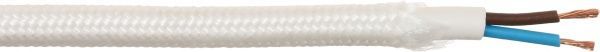 Кабель силовий багатожильний Ретро-П ПВС 47595 білий 2х0,5 мідь 