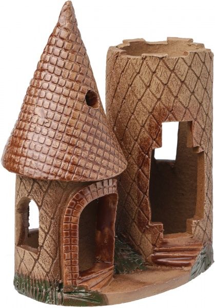 Декор для акваріума Природа Башта міні подвійна 13х17 см