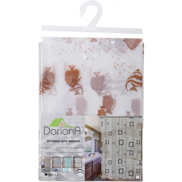 Шторка для ванны Dariana 180х200 см JG-001D