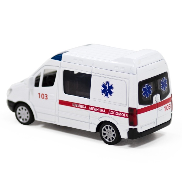 Автомодель TechnoDrive 1:32 Mercedes-Benz Sprinter Скорая помощь 250295