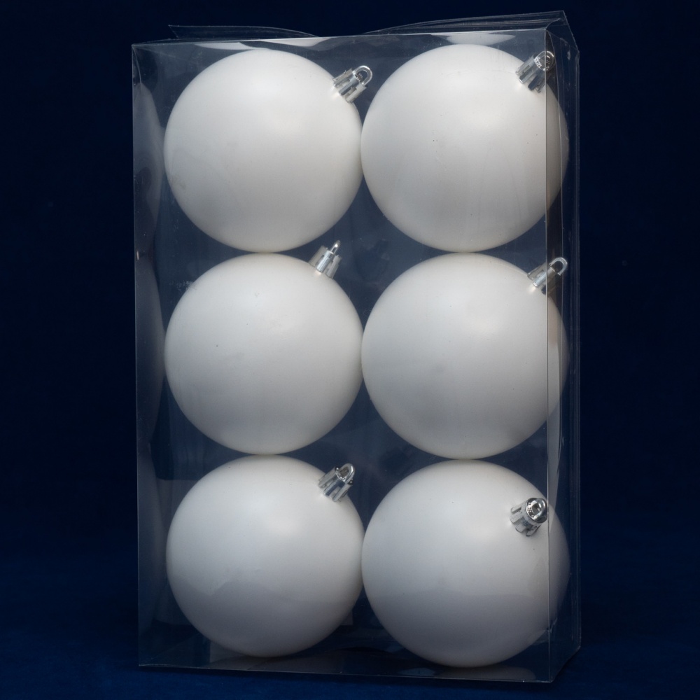 Набор елочных шаров 892210 d 80 мм 6 шт./уп.