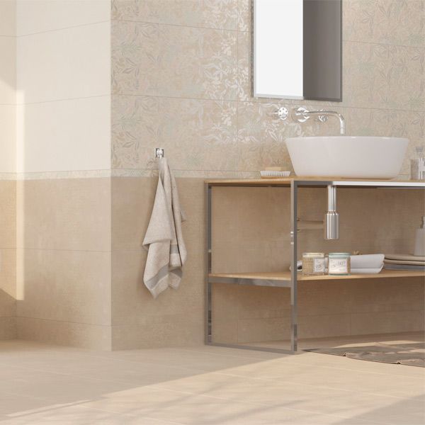 Плитка Golden Tile Swedish Wallpapers 73Н061 300x600 мм темно-бежевий